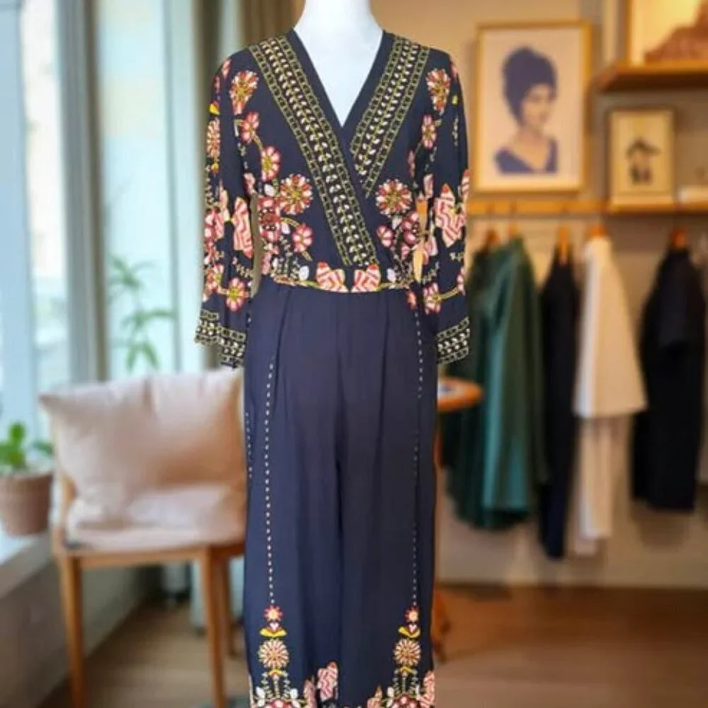 FLORAL ROMPER - Picture 2 of 4